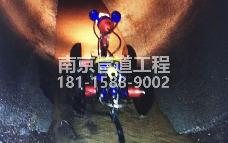 钟化村管道机器人检测